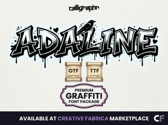 Adaline: A Display Font for Bold, Artistic Statements