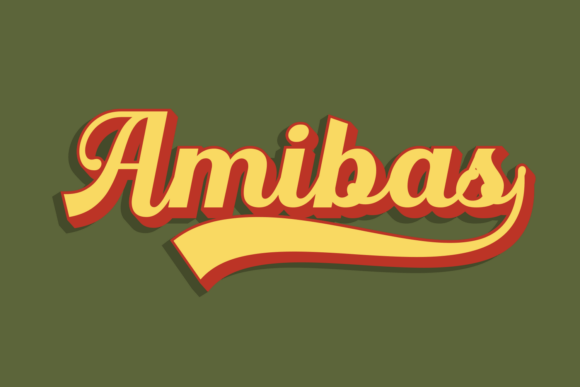 Amibas: Capturing 70s and 80s Sports Logo Energy