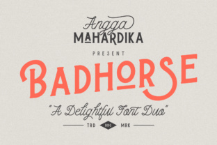 Badhorse: A Font Duo for Bold and Playful Design