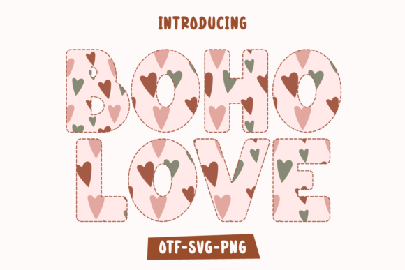 Boho Love: The Quirky Font That Brings Personality to Your Designs