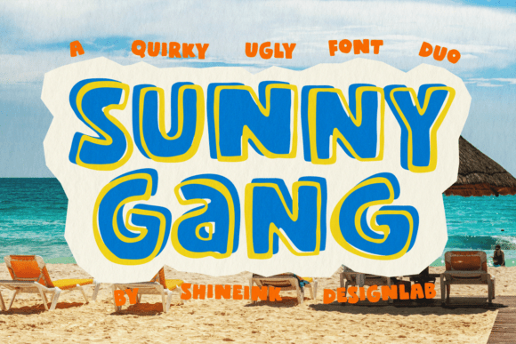 Bring on the Sunshine: The Sunny Gang Font Duo for Your Boldest Projects