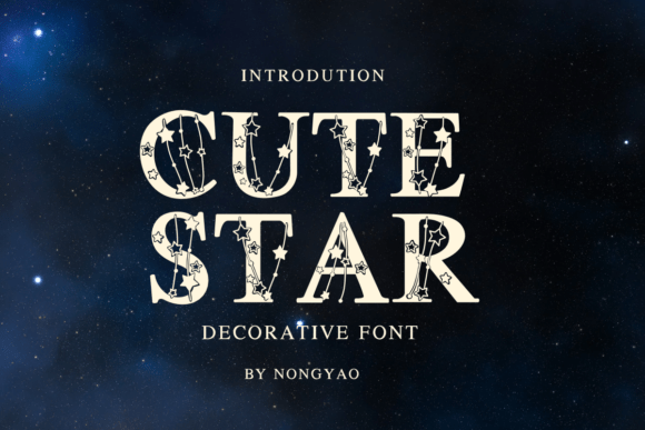 Cute Star Font: Your Go-To for Whimsical, Handmade Charm