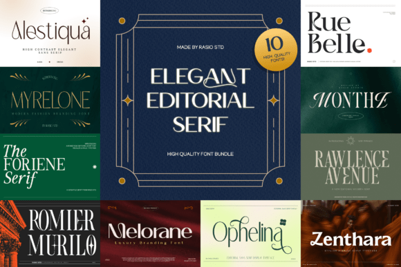 Elegant Editorial: A Serif Font for Timeless Design
