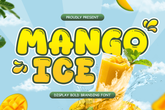 Mango Ice: The Sweet & Fresh Display Font for Vibrant Designs