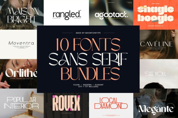Modern Sans Serif Bundles: Your Toolkit for Clean, Timeless Design