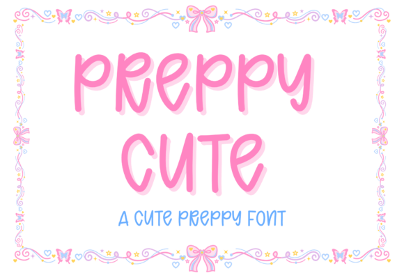 Preppy Cute Font: A Fresh Take on Modern Typography