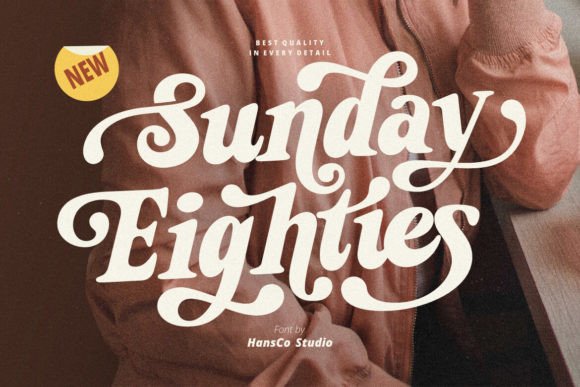 Sunday Eighties: A Bold Retro Serif for Modern Design