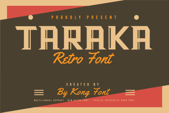 Taraka: The Playful Script Font for Creative Projects